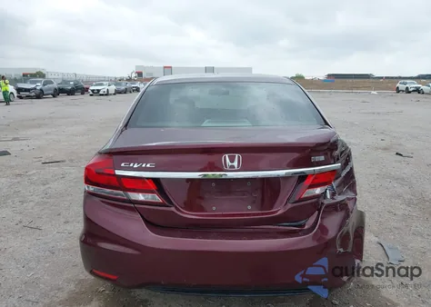 2014 Honda Civic Ex-L from USA, damaged, VIN 19XFB2F9XEE214420
